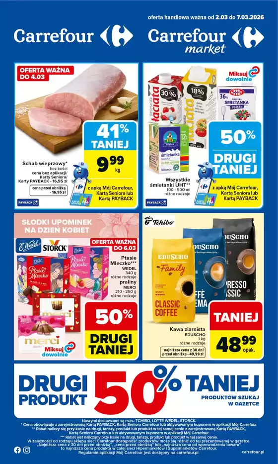 Katalog Carrefour w: Łuków | Gazetka Carrefour Market od poniedziałku | 2026-03-01T00:00:00.000Z - 2026-03-07T00:00:00.000Z