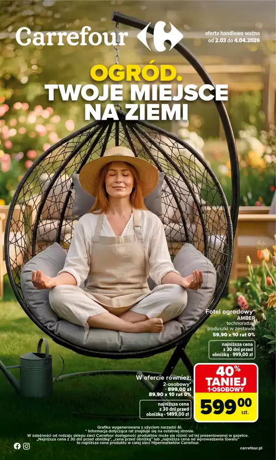 Katalog Carrefour w: Łuków | Gazetka Ogród | 2026-03-01T00:00:00.000Z - 2026-04-04T00:00:00.000Z