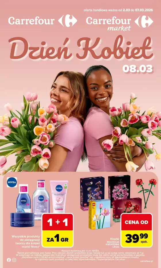 Katalog Carrefour w: Łuków | Gazetka Dzień Kobiet | 2026-03-01T00:00:00.000Z - 2026-03-07T00:00:00.000Z