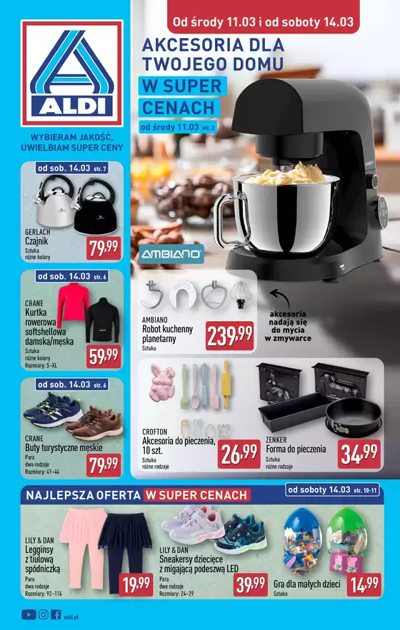 Katalog Aldi w: Grudziądz | Specjalne oferty dla Ciebie | 2026-03-11T00:00:00.000Z - 2026-03-14T00:00:00.000Z
