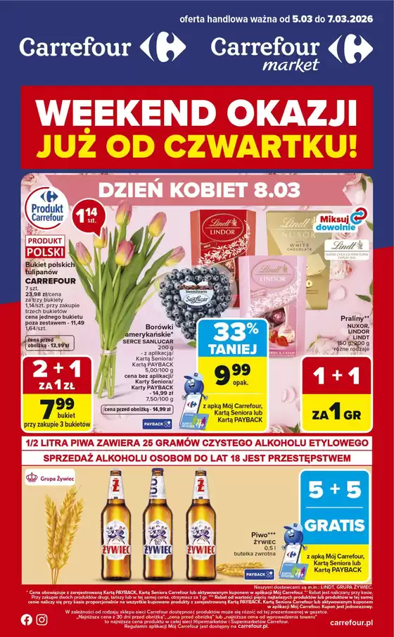Katalog Carrefour w: Grudziądz | Gazetka Weekend okazji już od czwartku | 2026-03-04T00:00:00.000Z - 2026-03-07T00:00:00.000Z