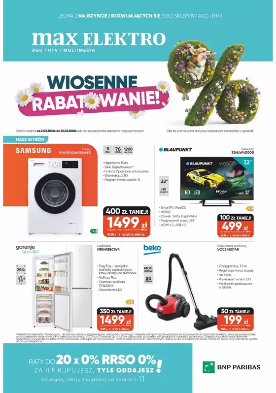 Katalog Max Elektro w: Chrzanów | Gazetka MAXELEKTRO Marzec 2026 | 2026-03-01T00:00:00.000Z - 2026-03-31T00:00:00.000Z
