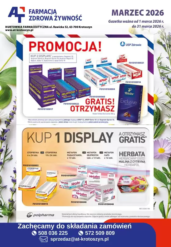 Katalog AT w: Świecie | Farmacja / zdrowa żywność | 2026-03-03T00:00:00.000Z - 2026-03-31T00:00:00.000Z