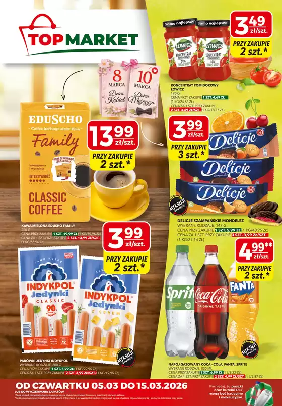 Katalog Polska Grupa Supermarketów w: Świecie | Gazetka obowiązuje w dniach 05.03.2026 – 15.03.2026 | 2026-03-05T00:00:00.000Z - 2026-03-15T00:00:00.000Z