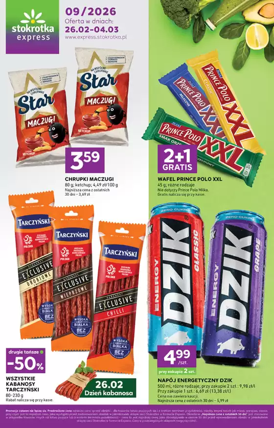 Katalog Stokrotka w: Skarżysko-Kamienna | Najlepsze oferty dla oszczędnych | 2026-02-26T00:00:00.000Z - 2026-03-04T00:00:00.000Z