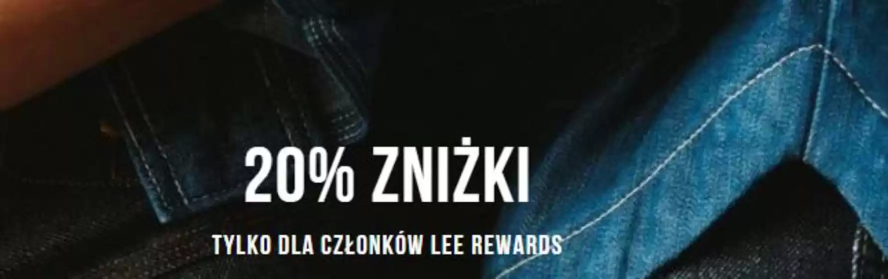 Katalog Lee w: Starachowice | 20% zniżki | 2026-03-04T00:00:00.000Z - 2026-03-18T00:00:00.000Z