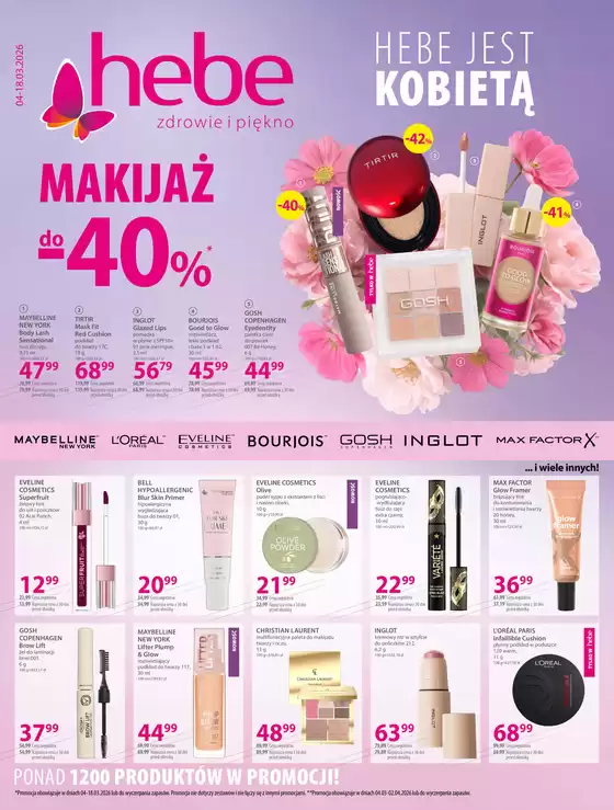 Katalog Hebe w: Leszno (Wielkopolskie) | Oferty dla łowców okazji | 2026-03-04T00:00:00.000Z - 2026-03-18T00:00:00.000Z