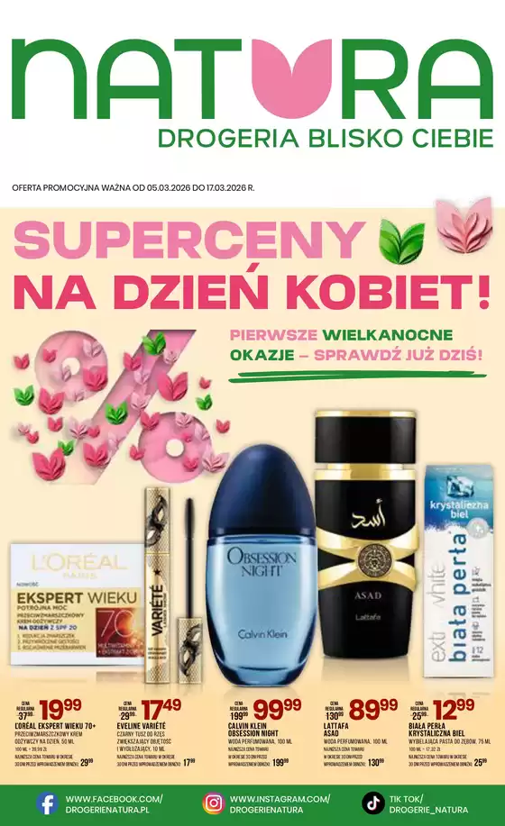 Katalog Drogerie Natura w: Oleśnica | D03b15476fafe3d8177eadf9558d81cc843b1443 | 2026-03-05T00:00:00.000Z - 2026-03-17T00:00:00.000Z