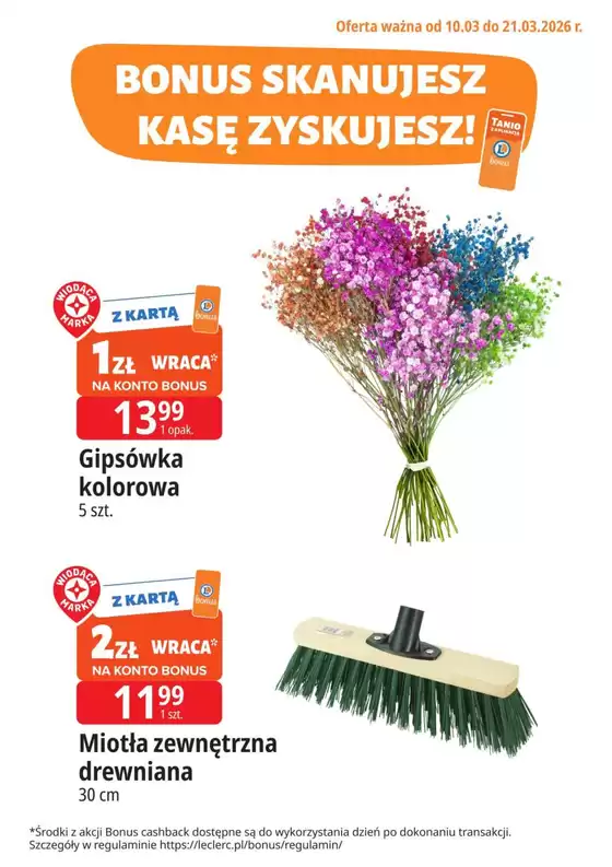 Katalog E.Leclerc w: Głogów | Szeroki wybór ofert | 2026-03-10T00:00:00.000Z - 2026-03-21T00:00:00.000Z