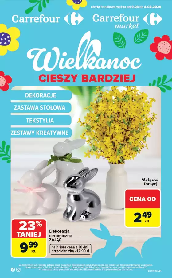 Katalog Carrefour | Gazetka Wielkanoc cieszy bardziej | 2026-03-08T00:00:00.000Z - 2026-04-04T00:00:00.000Z