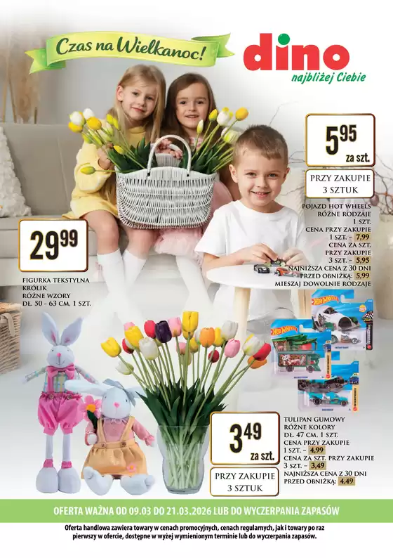 Katalog Dino w: Białystok | Kat easter dzieciecy marzec 2026 24 strony do wysania | 2026-03-09T00:00:00.000Z - 2026-03-21T00:00:00.000Z