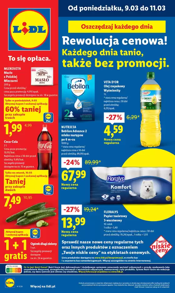 Katalog Lidl | Gazetka od 9.03 | 2026-03-09T00:00:00.000Z - 2026-03-11T00:00:00.000Z