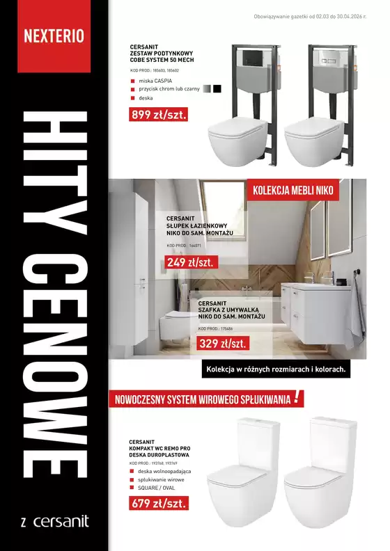 Katalog Nexterio w: Wołomin | Hity cenowe  | 2026-03-09T00:00:00.000Z - 2026-04-30T00:00:00.000Z