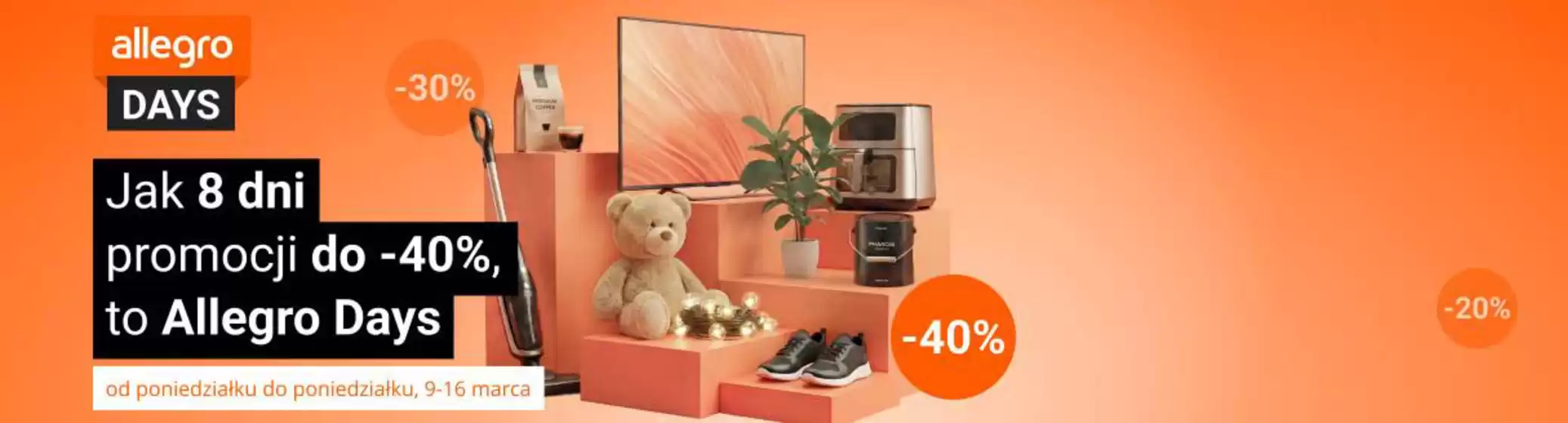 Katalog Mall w: Środa Wielkopolska | Jak 8 dni promocji do -40%, to Allegro Days | 2026-03-10T00:00:00.000Z - 2026-03-16T00:00:00.000Z