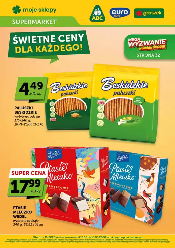 Katalog Groszek w: Radom | Atrakcyjne oferty specjalne dla wszystkich | 2026-03-12T00:00:00.000Z - 2026-03-18T00:00:00.000Z