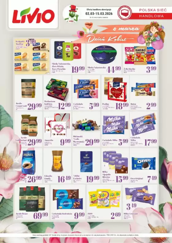 Katalog Livio w: Zgierz | Ofera ważna do 15.03  | 2026-03-11T00:00:00.000Z - 2026-03-15T00:00:00.000Z