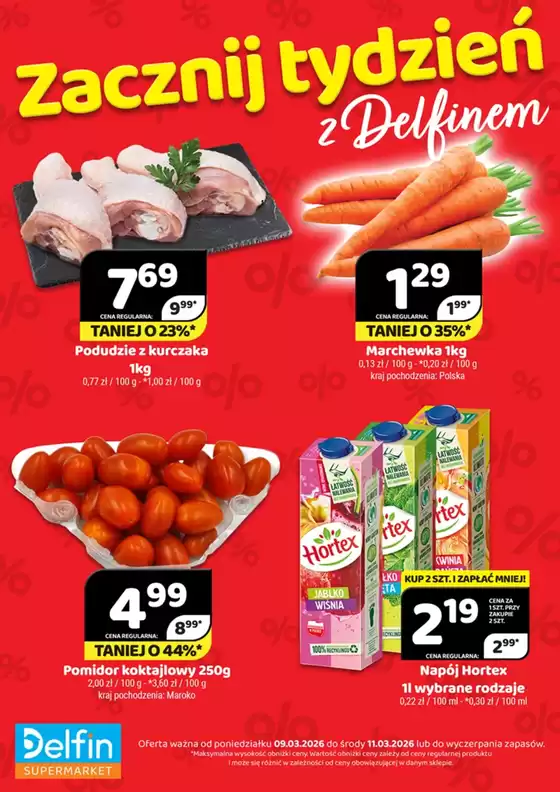 Katalog Delfin w: Zgierz | Zacznij tydzień Delfinem | 2026-03-11T00:00:00.000Z - 2026-03-11T00:00:00.000Z
