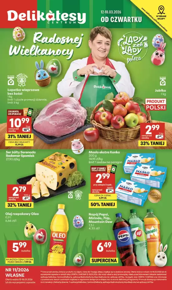 Katalog Delikatesy Centrum w: Świdnica | Szeroki wybór ofert | 2026-03-12T00:00:00.000Z - 2026-03-18T00:00:00.000Z