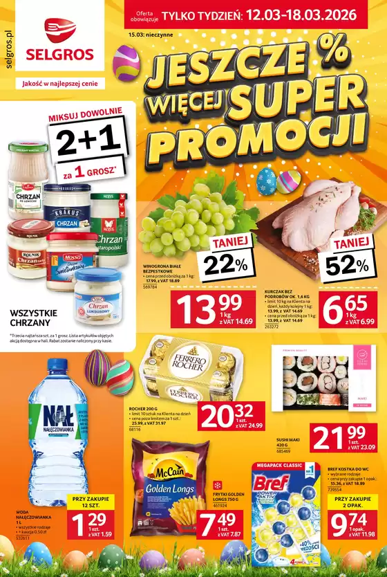 Katalog Selgros w: Świdnica | Jeszcze więcej super promocji! | 2026-03-12T00:00:00.000Z - 2026-03-18T00:00:00.000Z