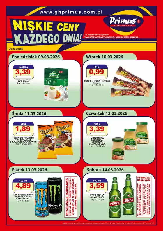 Katalog Primus w: Laski | Aktualne oferty i promocje | 2026-03-09T00:00:00.000Z - 2026-03-14T00:00:00.000Z