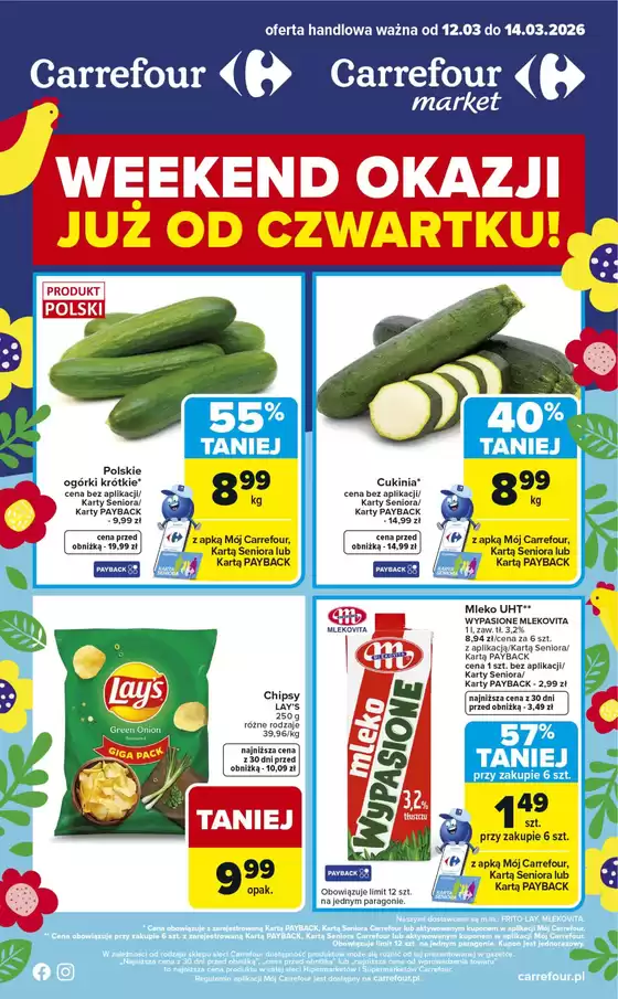 Katalog Carrefour w: Pułtusk | Gazetka Weekend okazji już od czwartku | 2026-03-11T00:00:00.000Z - 2026-03-14T00:00:00.000Z