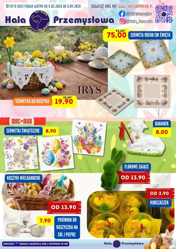 Katalog Hale Banacha w: Laski | Gazetka przemysłowa marzec 2026 | 2026-03-12T00:00:00.000Z - 2026-04-08T00:00:00.000Z