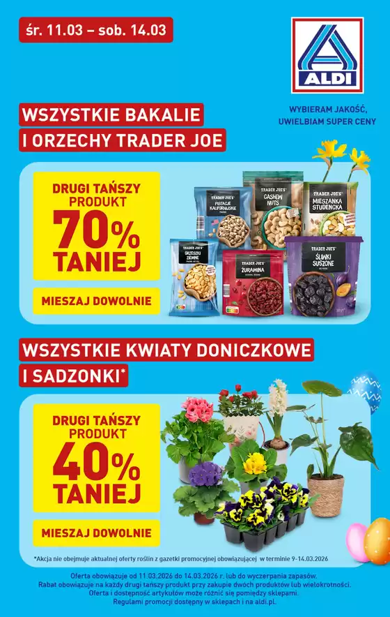 Katalog Aldi w: Tarnów | Nasze najlepsze oferty dla Ciebie | 2026-03-11T00:00:00.000Z - 2026-03-14T00:00:00.000Z