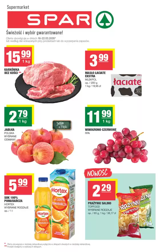 Katalog Spar w: Aleksandrów | Spar gazetka | 2026-03-16T00:00:00.000Z - 2026-03-22T00:00:00.000Z