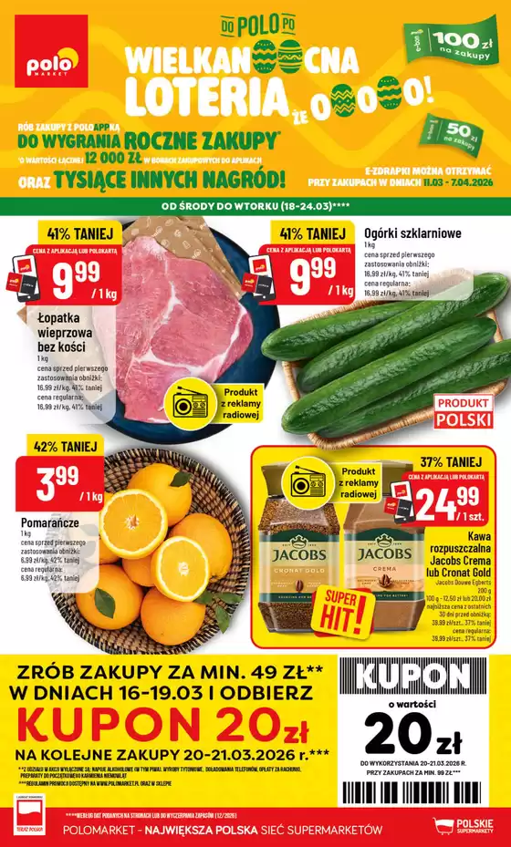 Katalog Polomarket w: Olsztyn | Gazetka POLOmarket | 2026-03-18T00:00:00.000Z - 2026-03-24T00:00:00.000Z