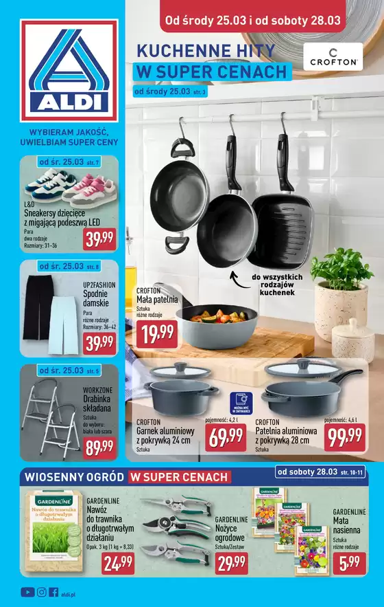 Katalog Aldi w: Aleksandrów | Świetne rabaty na wybrane produkty | 2026-03-17T00:00:00.000Z - 2026-03-31T00:00:00.000Z