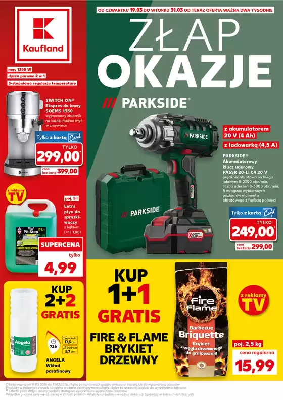 Katalog Kaufland w: Aleksandrów | Najlepsze oferty dla oszczędnych | 2026-03-19T00:00:00.000Z - 2026-03-31T00:00:00.000Z