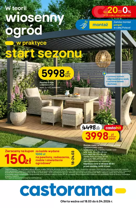 Katalog Castorama w: Sławatycze | Castorama gazetka | 2026-03-18T00:00:00.000Z - 2026-04-06T00:00:00.000Z