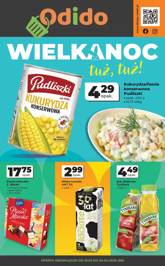 Katalog Odido w: Częstochowa | Aktualne okazje i oferty | 2026-03-18T00:00:00.000Z - 2026-04-04T00:00:00.000Z