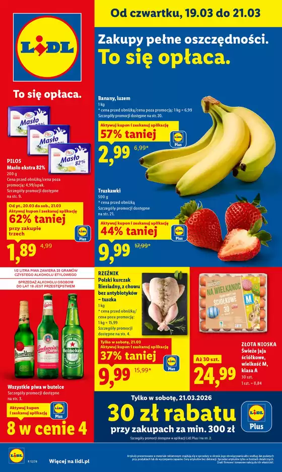 Katalog Lidl w: Jurków | Gazetka od 19.03 | 2026-03-19T00:00:00.000Z - 2026-03-21T00:00:00.000Z