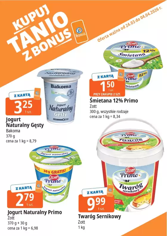 Katalog E.Leclerc w: Jerzmanowice | Nowe oferty do odkrycia | 2026-03-24T00:00:00.000Z - 2026-04-04T00:00:00.000Z