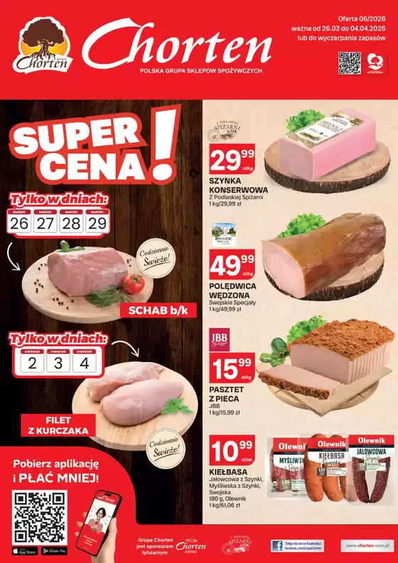 Katalog Chorten w: Sieniawa | Atrakcyjne oferty specjalne dla wszystkich | 2026-03-26T00:00:00.000Z - 2026-04-04T00:00:00.000Z