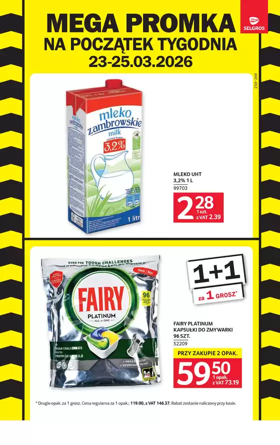 Katalog Selgros w: Burzenin | MEGA PROMKA | 2026-03-23T00:00:00.000Z - 2026-03-25T00:00:00.000Z