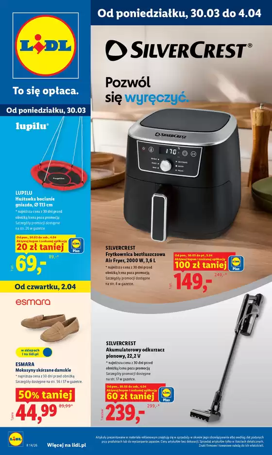 Katalog Lidl w: Turek | Katalog od 30.03 do 4.05 | 2026-03-30T00:00:00.000Z - 2026-04-04T00:00:00.000Z