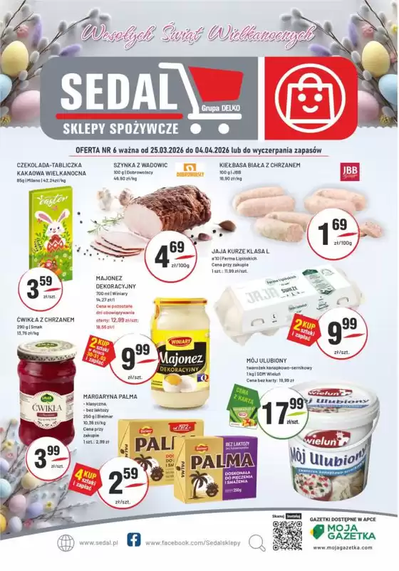 Katalog Sedal w: Daleszyce | Sedal gazetka | 2026-03-25T00:00:00.000Z - 2026-04-04T00:00:00.000Z