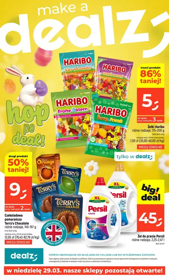 Katalog Dealz w: Radzymin | Nasze najlepsze okazje | 2026-03-26T00:00:00.000Z - 2026-04-01T00:00:00.000Z