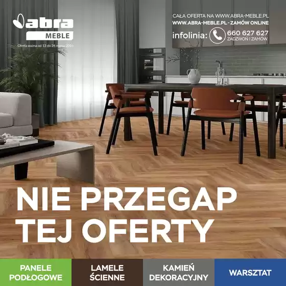 Katalog Abra w: Wieleń | Świetne rabaty na wybrane produkty | 2026-03-13T00:00:00.000Z - 2026-03-26T00:00:00.000Z