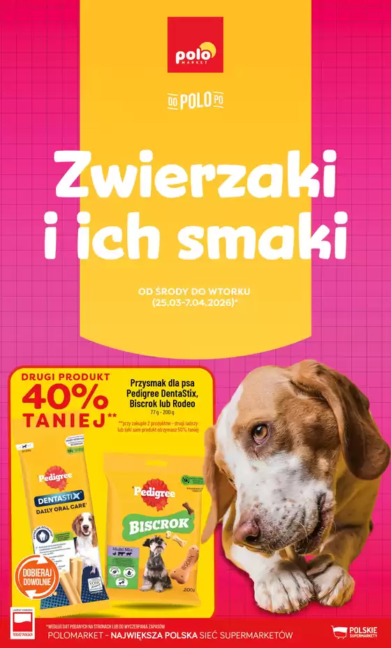 Katalog Polomarket w: Działdowo | Katalog pet food od 25 03 | 2026-03-25T00:00:00.000Z - 2026-04-07T00:00:00.000Z