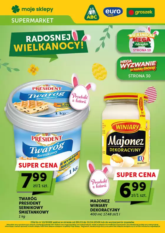 Katalog abc w: Złocieniec | abc gazetka | 2026-03-26T00:00:00.000Z - 2026-04-01T00:00:00.000Z