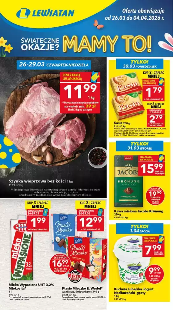 Katalog Lewiatan w: Pułtusk | Ekskluzywne okazje | 2026-03-26T00:00:00.000Z - 2026-04-04T00:00:00.000Z