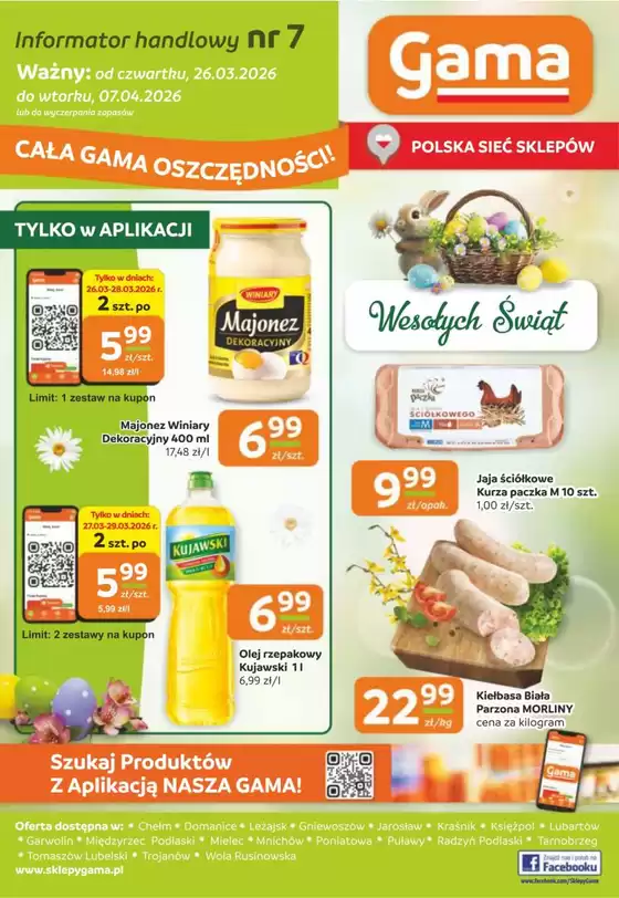 Katalog GAMA w: Pułtusk | Aktualne okazje i oferty | 2026-03-26T00:00:00.000Z - 2026-04-07T00:00:00.000Z