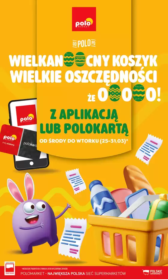 Katalog Polomarket w: Goleniów | Katalog Wielkanocny koszyk wielkie oszczędności | 2026-03-25T00:00:00.000Z - 2026-03-31T00:00:00.000Z