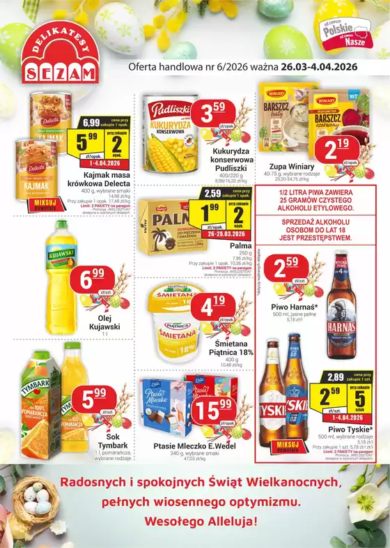 Katalog Nasz Sklep w: Poznań | Rabaty i promocje | 2026-03-26T00:00:00.000Z - 2026-04-04T00:00:00.000Z