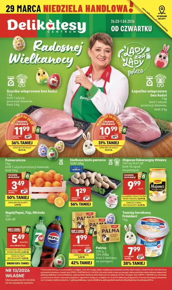 Katalog Delikatesy Centrum w: Mosina | Specjalne oferty dla Ciebie | 2026-03-26T00:00:00.000Z - 2026-04-01T00:00:00.000Z