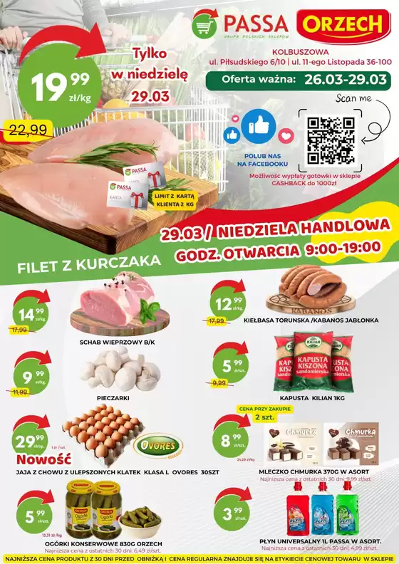 Katalog Orzech w: Żyrardów | Rabaty i promocje | 2026-03-26T00:00:00.000Z - 2026-03-29T00:00:00.000Z