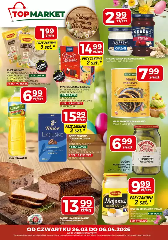 Katalog Polska Grupa Supermarketów w: Sułkowice | Gazetka obowiązuje w dniach 26.03.2026 – 06.04.2026  | 2026-03-27T00:00:00.000Z - 2026-04-06T00:00:00.000Z